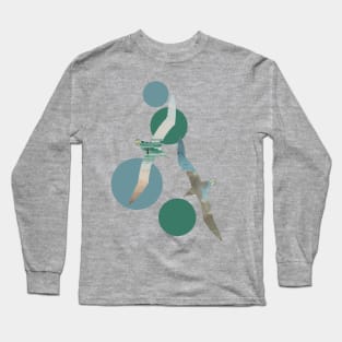 Seagull Polka Long Sleeve T-Shirt